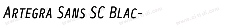 Artegra Sans SC Blac字体转换 Artegra Sans SC Blac字体转换